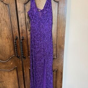 Primavera maxi sequin dress